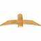 Ekena Millwork Bellingham Rough Sawn Timber Gable Bracket, Western Red Cedar, 48"W x 20"H x 2"D x 6"F, 10/12 Pitch GBW048X20X0206BEL00RWR - alternate 3
